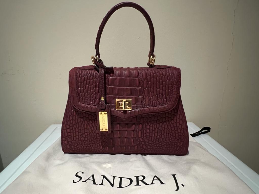 Sac cuir croco Sandra J.